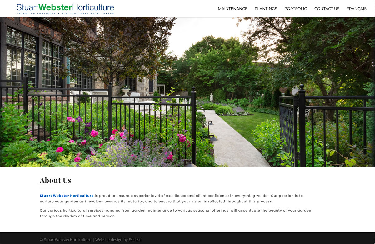 Stuart Webster Horticulture - Horticultural Maintenance
